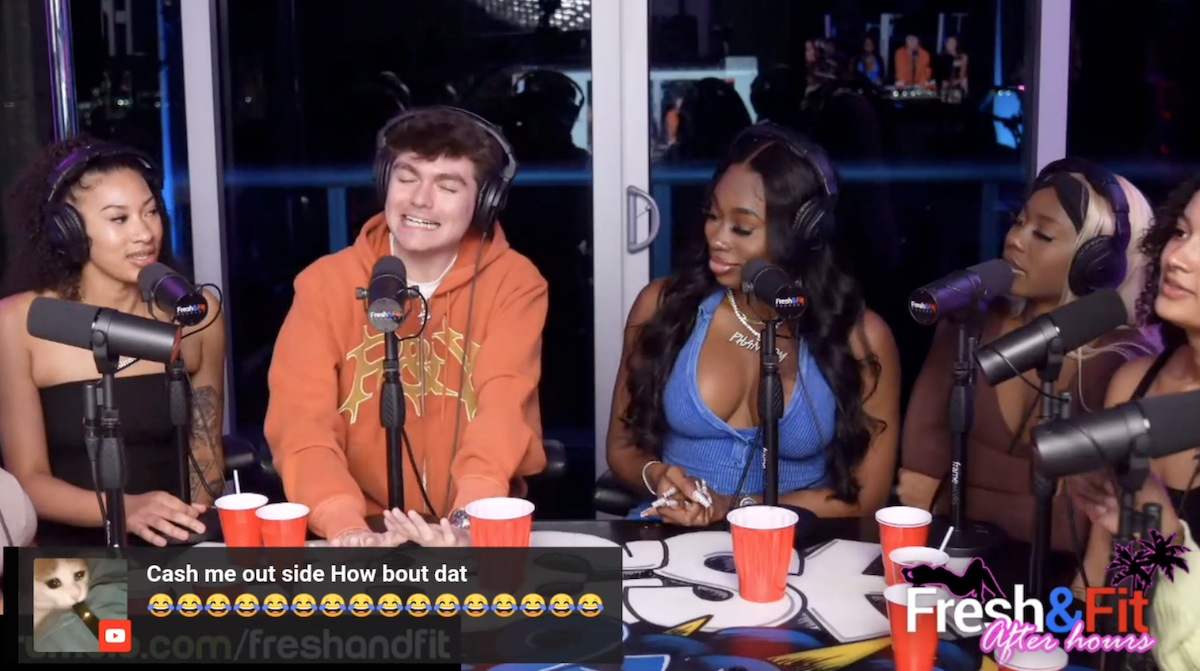 Nick Fuentes Seduces a TROUPE of BLACK SKANKS for Some Reason