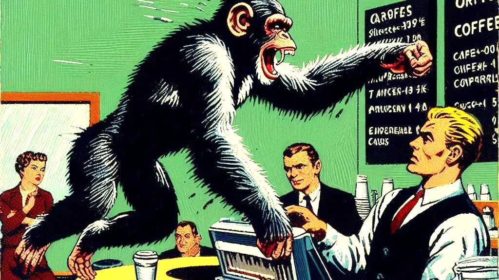 Watch: Brutish Female Coffee Shop Employee Jumps Over Counter, Fights Manager