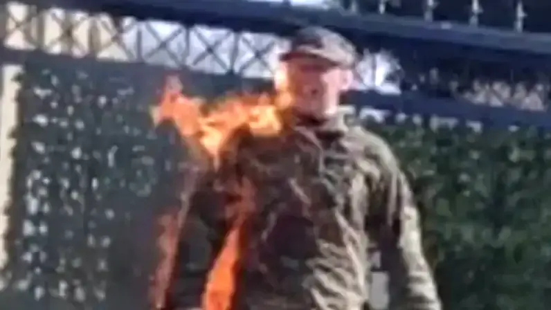 US Soldier Sets Himself on Fire While Shouting “Free Palestine” Outside Jew Embassy