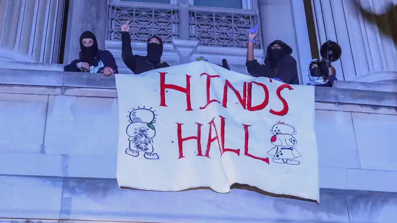 Black-Masked “Students” Allegedly Seize Columbia University Building, Committing Vandalism, Trespassing