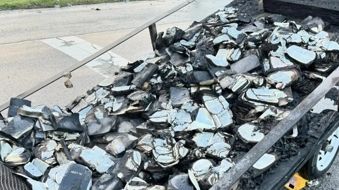 Tennessee: Trailer Full of Bibles Set on Fire Outside Church on Easter Sunday