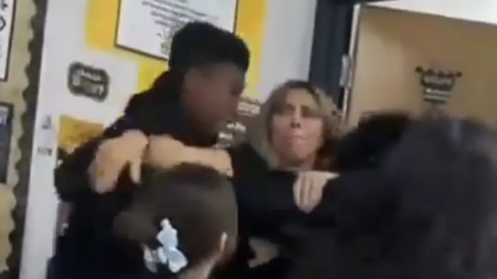 Watch: Black Middle Schooler Throws Teacher Against Wall in Texas
