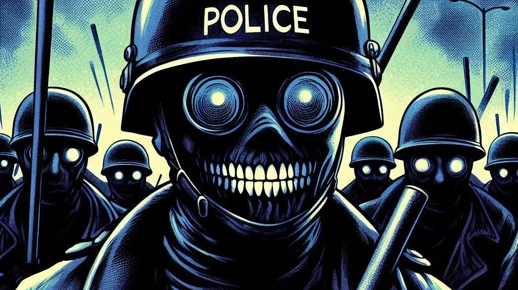 Cops with Helmets and Batons Storm NYU Gaza Solidarity Encampment