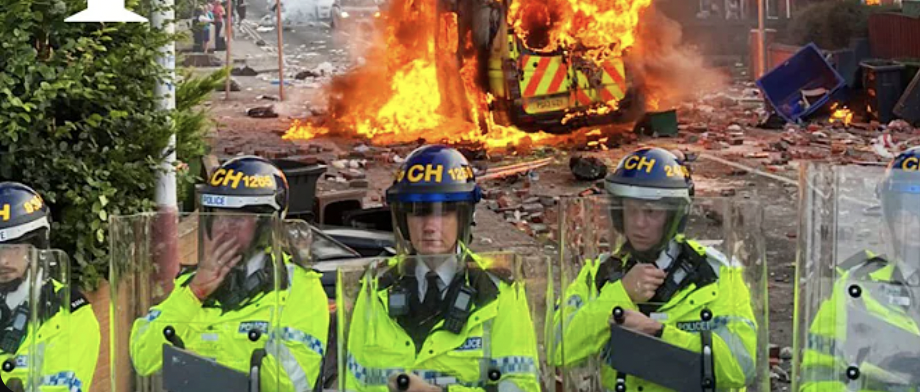 UK: 39 Cops Injured After Evil Far-Righters Protest Foreigners Stabbing Children