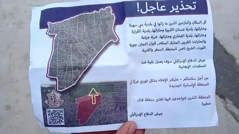 Jews Order About 400,000 People in Gaza “Humanitarian Zone” to Evacuate