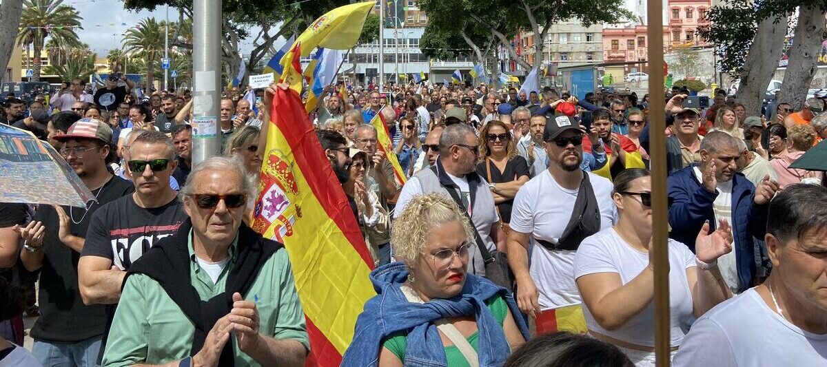 Spain: Canary Islanders Protest Against Endless Invasion from Africa