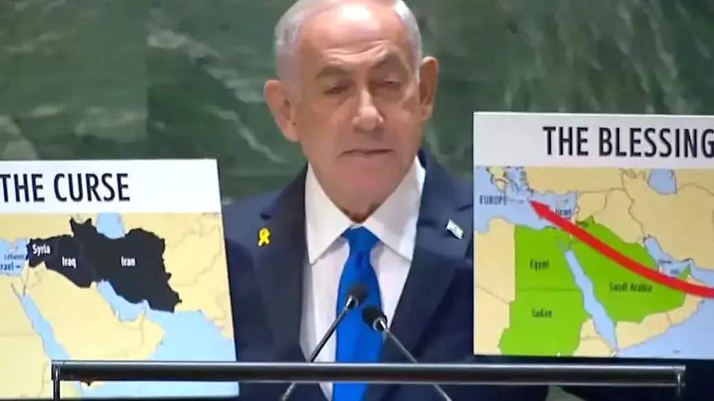 Watch: Mass Walkout as Child Killer Netanyahu Begins UN Speech