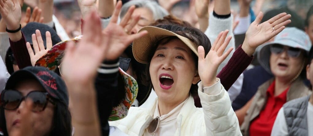 Fake Korea: Christians Organize Huge Protest Against Gay Anal Agenda of Terrorist ZOG