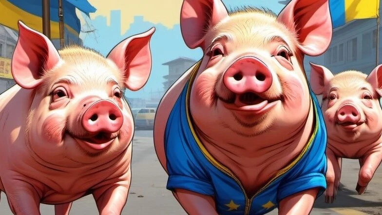 Run, Piggie, Run: Desertions Skyrocketing in Hoholistan Amid Recruitment Crisis