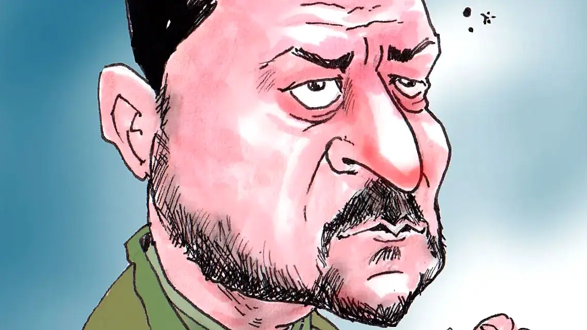 The People Demand Weird Kike Zelensky Use His Billions in Stolen Cash to Buy a Suit